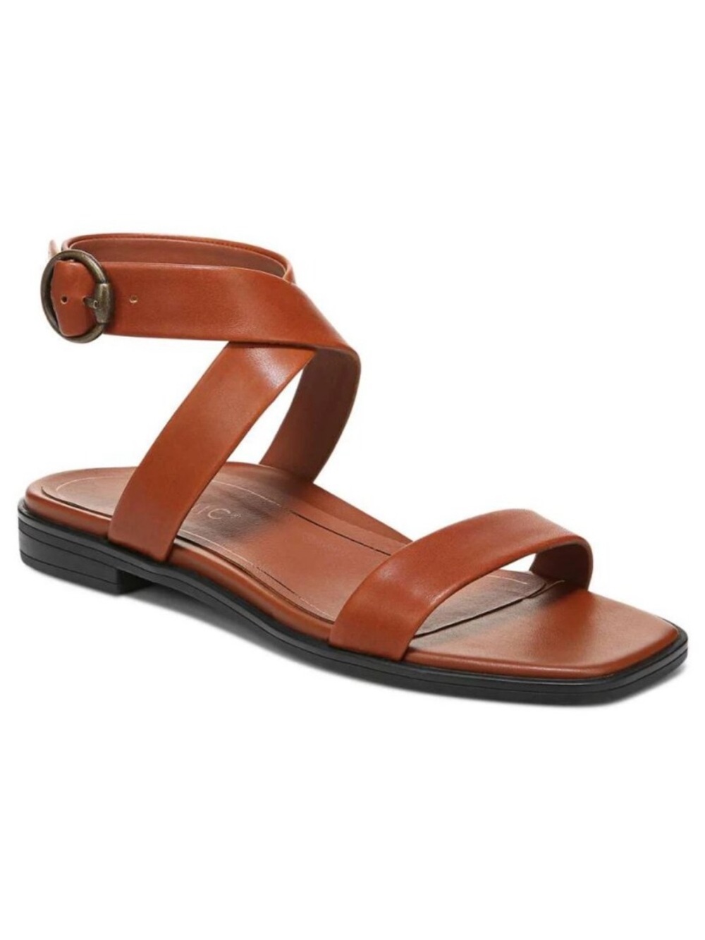 NWOT Vionic Leather Anaya Sandals in Espresso